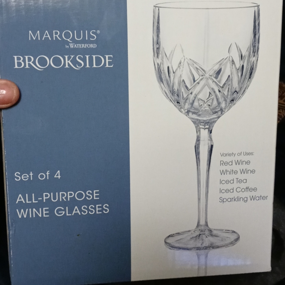 Marquis crystal wine glass set i have several sets